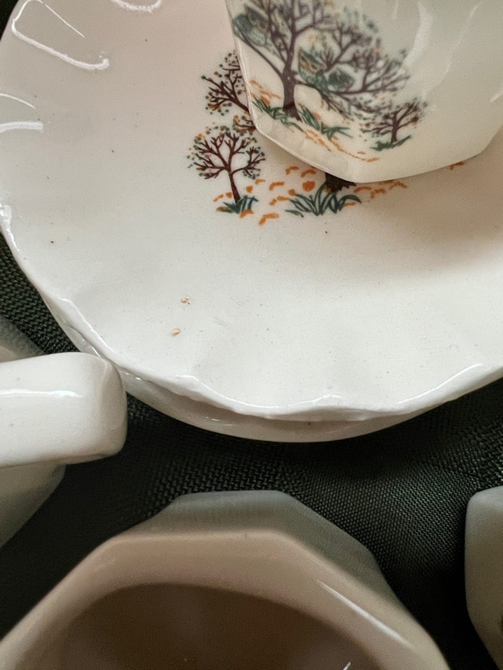 Vintage 1980s Woolworth Owl China Toy Tea Set - Picture 12 of 14